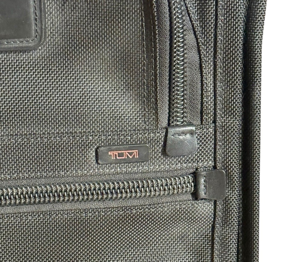 TUMI Alpha 22” Rolling Garment Bag Travel Luggage 22033DH Black Ballistic Nylon Item image 2