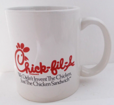 CHICK-FIL-A 1995 Logo Cows Eat Mor Chikin Coffee Cup Mug - £19.48 GBP