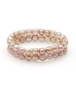 BRAND NEW GLASS BEAD AND PEARL BRACELET - £15.60 GBP