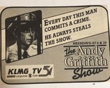 Andy Griffith Show Tv Guide Print Ad Don Knotts TPA12 - £4.67 GBP