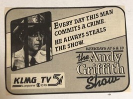 Andy Griffith Show Tv Guide Print Ad Don Knotts TPA12 - £4.66 GBP