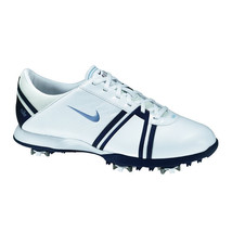 Women&#39;s Nike Air Dormie Ii Golf Shoes Cleats White/Navy Sports New $130 144 - £43.94 GBP