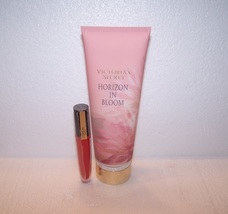 Victoria&#39;s Secret Horizon in Bloom Lotion w L&#39;oreal Red Matte Lip Stain Set - £17.93 GBP