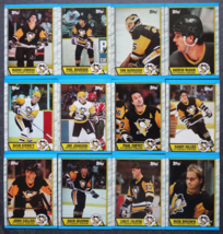 1989-90 Topps Pittsburgh Penguins Team Set of 12 Hockey Cards - £3.93 GBP