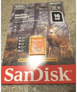 Sandisk Outdoors SDHC UHS-I 16GB SD CARD SDSDBNN-016G-AW6VN - £6.13 GBP