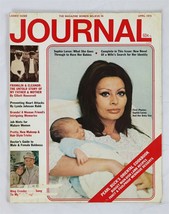 ORIGINAL Vintage Apr 1973 Ladies Home Journal Magazine Sophia Loren - £15.59 GBP