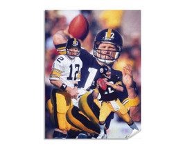 Terry Bradshaw QB Quarterback Pittsburgh Steelers NFL Football Art Print... - $24.99+