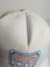 Vintage Superbowl XXV Trucker Hat Cap Giants Bills Snapback NFL VTG AMAPro - £11.55 GBP