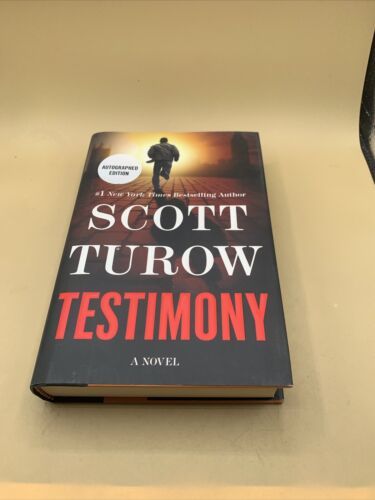 Testimony (HCDJ, 2017) SIGNED by Scott Turow First Edition 1st Printing - $22.73