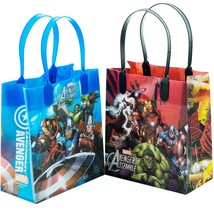 12Pcs Marvel Avengers Assemble Goodie Party Favor Gift Birthday Loot Bags Small - £27.17 GBP