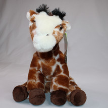 Sitting Giraffe Animal Den Plush Collectible Stuffed Zoo New Adventure Planet 9&quot; - £8.55 GBP