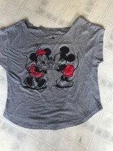 Disney Parks Exclusive Mickey and Minnie Mouse Giggling T-Shirt X-Large ... - $33.86