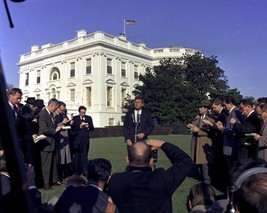 President John F. Kennedy talks to reporters about John Glenn New 8x10 P... - £6.92 GBP