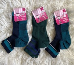 3 Pairs Carnival Women’s Cushion Socks Size 9/11 - £9.48 GBP