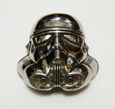 Star Wars Stormtrooper Helmet Large Chrome Metal Belt Buckle 2007 NEW UN... - $24.18