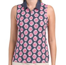 Nwt Ladies Tommy Bahama Mood Indigo Hot Pink Sleeveless Golf Shirt Polo M L &amp; Xl - £36.07 GBP
