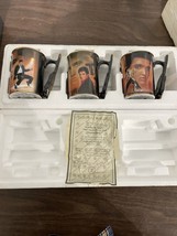 Bradford Editions 2002 1st Set in Elvis Presley&#39;s Greatest Hits Porcelain Mugs - £51.67 GBP