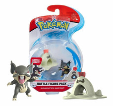 Pokemon Alolan Rattata &amp; Sandygast Battle Figure Pack New in Package - £10.29 GBP