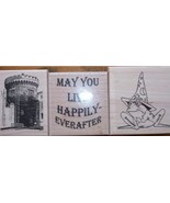 LOT 3 BRAND NEW RUBBER STAMPS ~ PRINCE CHARMING, ETC - €14,07 EUR