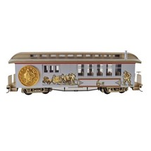 Hawthorne Village Miss Liberty Combine Gold Train Car 14-01985-003 Collectible - £27.97 GBP