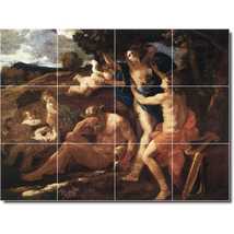 Nicholas Poussin Mythology Painting Ceramic Tile Mural P06749 - £94.42 GBP+