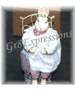 Shabby n Chic Victorian &quot;MADI MAY&quot; Easter Bunny Rabbit - £11.95 GBP