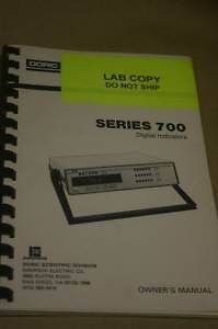Emerson Doric 700 Digital Indicators Operating Operator&#39;s Users Guide Ma... - $24.50