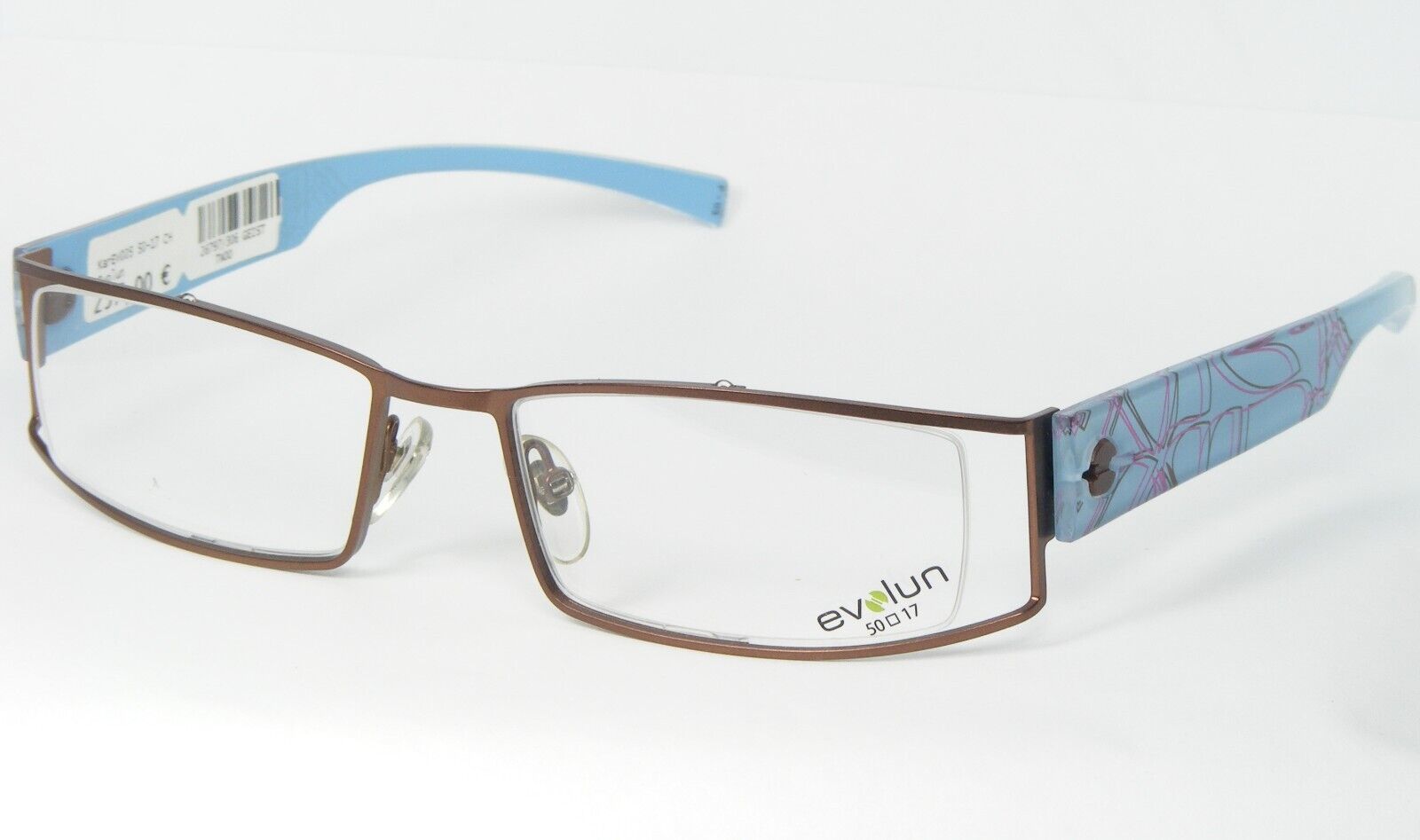 Evolun Französisch 005-CH Brown A1-O F-03 Einzigartig Brille 50-17mm (No... - $94.77