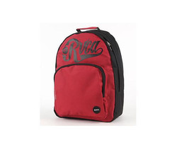 RVCA BOMBER BACKPACK RED W/ BLACK ZIPPER, BACK STRAPS AND RVCA LOGO NEW $60 - $825.92 MXN