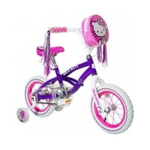 Hello Kitty Girl's Bike Purple,12inch Pink Training Wheel pretty - £93.37 GBP