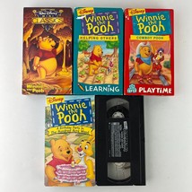 Winnie The Pooh VHS 5 Video Tape Lot #1 - £11.67 GBP