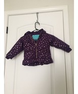 Cherokee Baby Girls Zip Up Coat Jacket Zip Stars Size 18 Months - £20.52 GBP