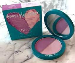 Thrive Causemetics Dream Glow Chaser Blush Highlighter Powder Duo Ayesha... - $38.00