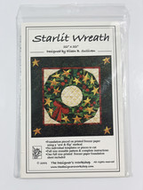 Starlit Wreath Wall Quilt Pattern by The Designer&#39;s Workshop - $8.41