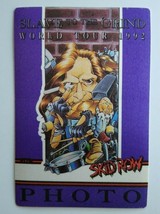 Skid Row Backstage Pass Original 1992 Slave To The Grind Tour Hard Rock Purple - £12.64 GBP