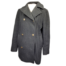 J G Hook Vintage Black Wool Pea Coat Size Large  - £58.40 GBP