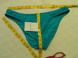 Nanette Lepore Siren Lattice Inset Bikini Bottom Blue Size L-$63 - £19.67 GBP