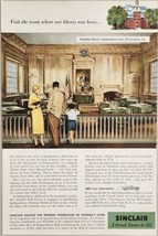 1956 Print Ad Sinclair Oil Assembly Room Independence Hall Philadelphia,PA - £12.43 GBP