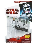 Star Wars The Clone Wars Matchstick Clone Pilot CW34 - $590.03 MXN