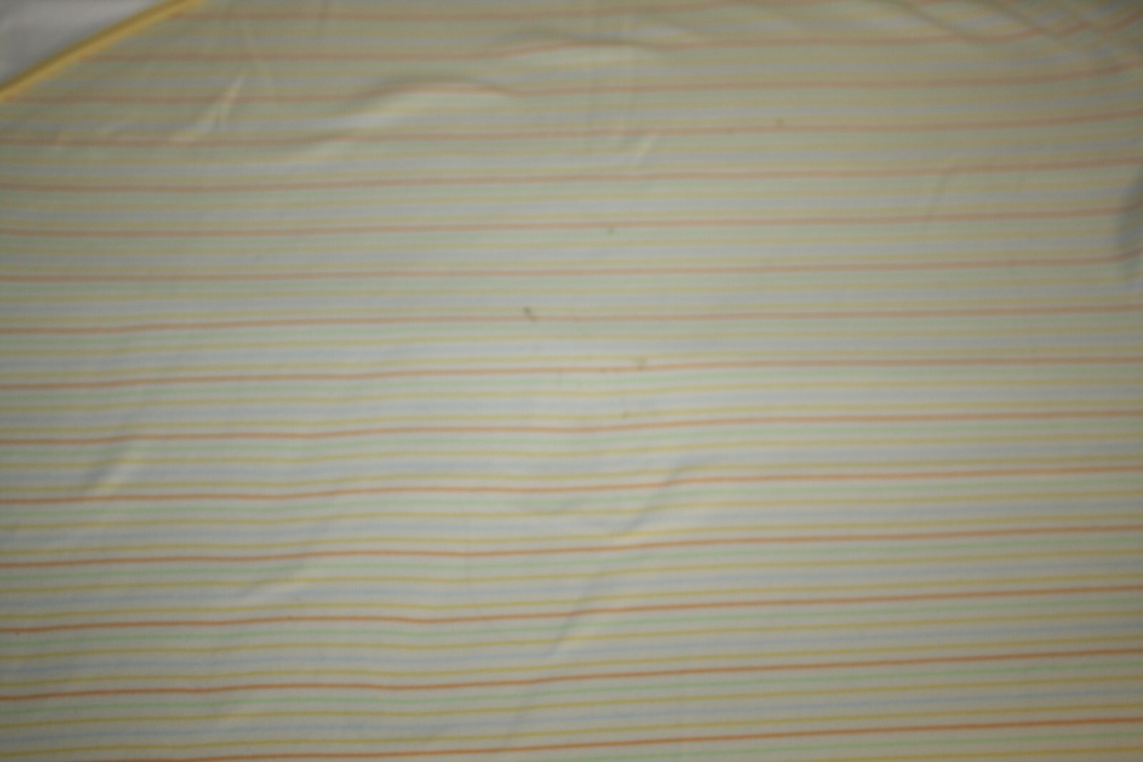 Talbots Baby Receiving Blanket Striped Yellow Monkey Animals Soft Swaddle 2 Ply Item image 4