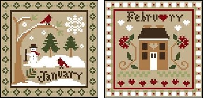 January-February Sampler Months Threadpack Little House - Classic Colorworks  - $17.10