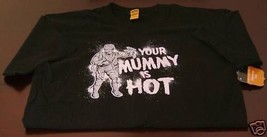 	 New Men&#39;s  Guys Your Mummy Is Hot Halloween Shirt T Tee Size Medium M - £7.18 GBP