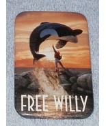 Movie Promotion Pinback Pin Button Free Willy 1993 Warner Bros - $8.07 CAD