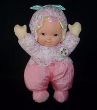 Vintage Fuzzy Fleece Goldberger Baby Doll Nylon Rattle Stuffed Animal Plush Toy - $37.05