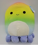 16&quot; Squishmallow Elodie The Octopus Pastel Rainbow 2022 Target Exclusive... - $49.99