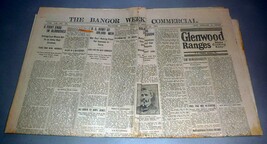 Bangor Maine Weekly Commercial Newspaper - September 28, 1900 - $14.75