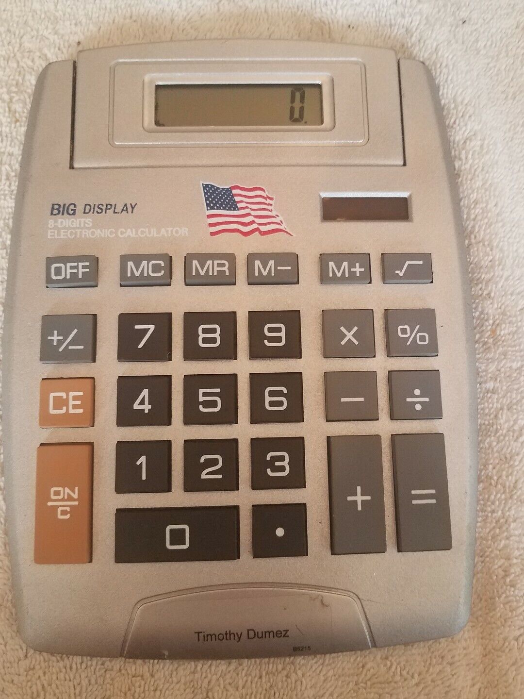 Extra Large Calculator Big Display 8-Digits Electronic Calculator - $15.79