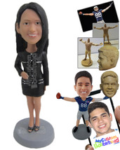 Personalized Bobblehead Gorgeous Woman In Corporate Outfit - Careers &amp; Professio - £71.18 GBP