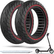 60/70-6.5 Scooter Tire 10x2.50 Solid Scooter Tire 10 in for Ninebot G30 ... - $28.49