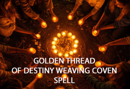 50x-200X FULL COVEN GOLDEN THREAD OF DESTINY WEAVIING ADVANCED MAGICK CASSIA4 image 2